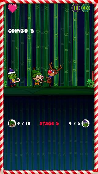 【免費遊戲App】Action Heroes Kung Fu Fight Adventure - Christmas Edition-APP點子