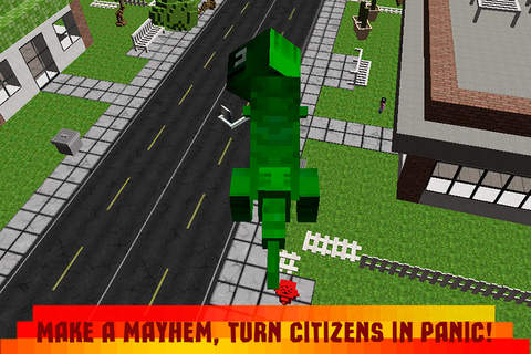 Cube Dinosaur: Monster Mayhem 3D Full screenshot 2