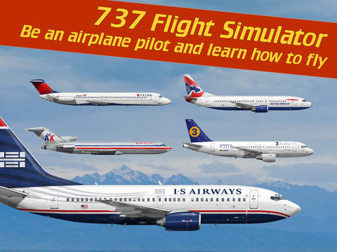 【免費娛樂App】737 Flight Simulator - Be an airplane pilot and learn how to fly!-APP點子