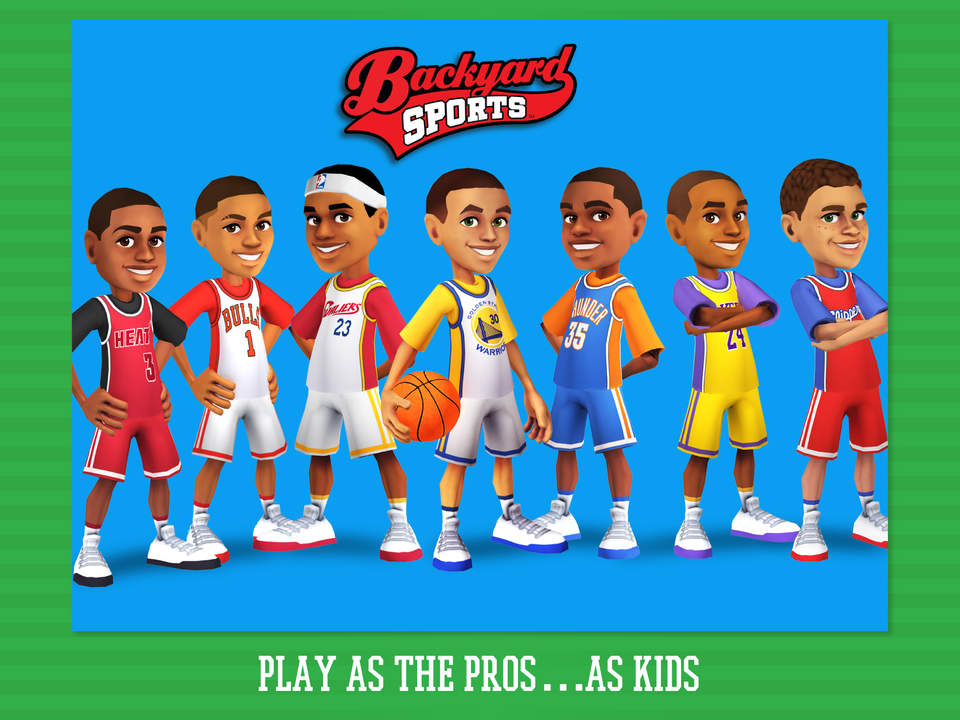 Backyard Sports NBA Basketball 2015 AppRecs