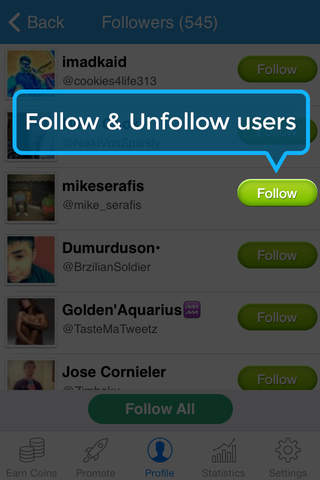 TwitGrow for Twitter - Get 1000+ followers, retweets and favorites screenshot 4