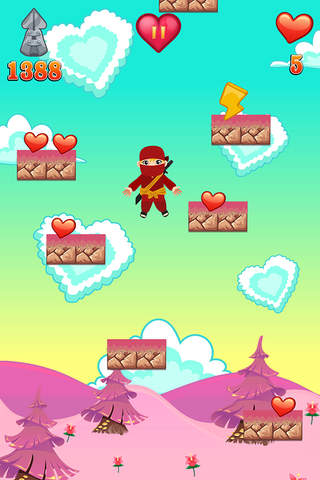 My Ninja Valentine - A Mega Jump Love Affair Pro screenshot 4