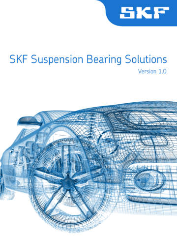 SKF Suspension bearing solutions