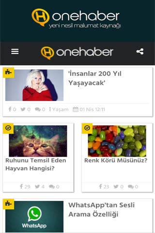 Onehaber screenshot 2