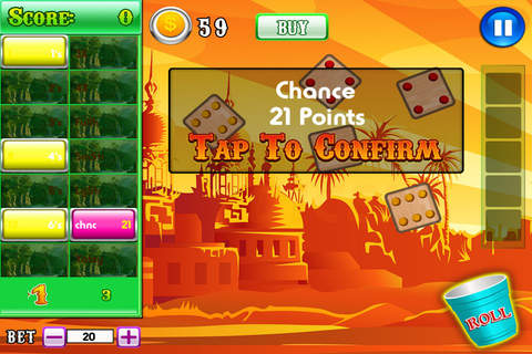 Ancient China Best Top Dice Party Game - Jackpot Yahtzee (Yatzy) Fun Free screenshot 2