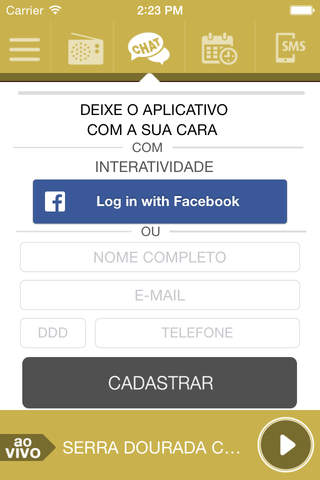 Rádio Serra Dourada Crixás screenshot 3