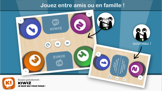 【免費遊戲App】Kiwiz : le quiz qui vous parle !-APP點子