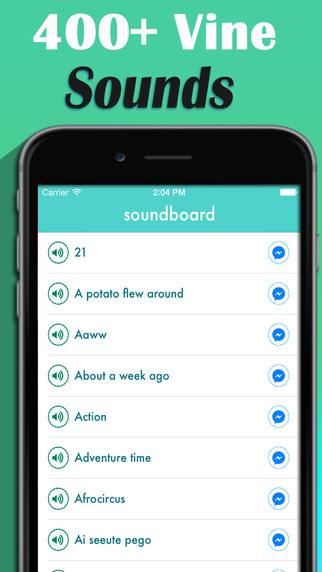 Funny Soundboard for Vine - Create funny sounds clip Share directly with Facebook Messenger Edition