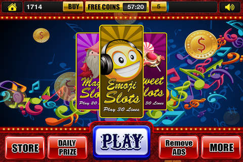 Amazing Black Magic Party Casino Games - Double-U-P and Win Big Jackpot Slots Machine Free screenshot 3