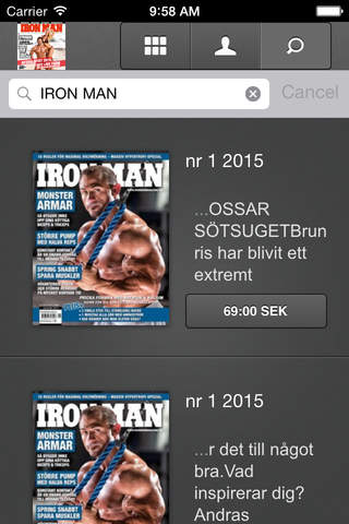 IRON MAN Magazine (SE) screenshot 2