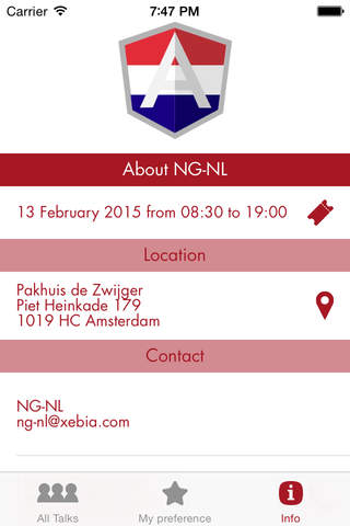 NG-NL Schedule screenshot 4