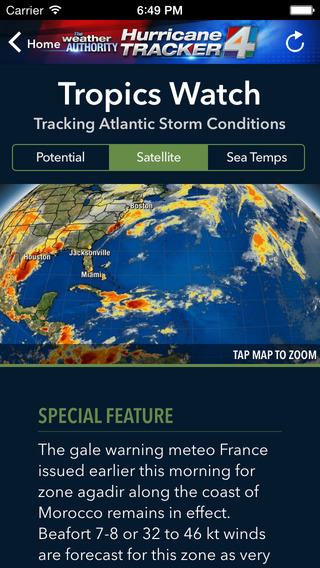 【免費天氣App】WJXT Hurricane Tracker-APP點子