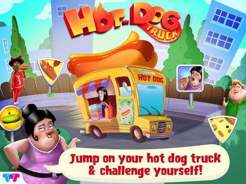 Hot Dog Truck : Lunch Time Rush! Cook, Serve, Eat & Play на iPad