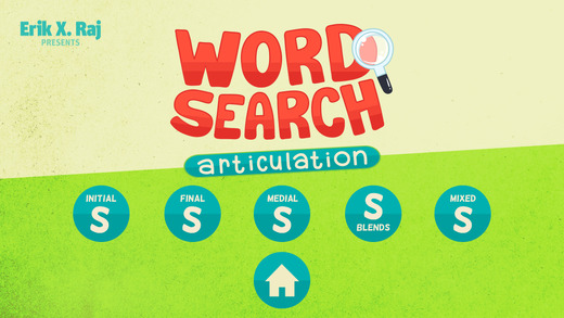 【免費遊戲App】Word Search Articulation for Speech Therapy-APP點子