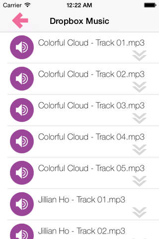 DTunes - Dropbox Music Player screenshot 2