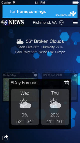 免費下載天氣APP|StormTracker - 8News weather for Richmond, VA app開箱文|APP開箱王