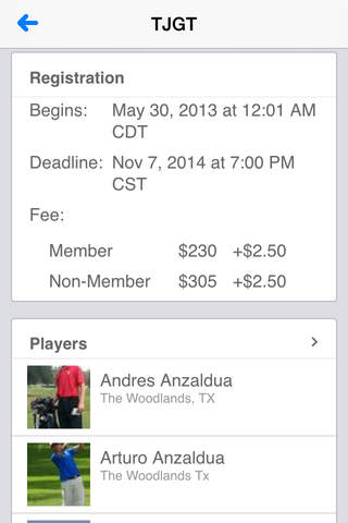 TJGT - Texas Junior Golf Tour screenshot 3