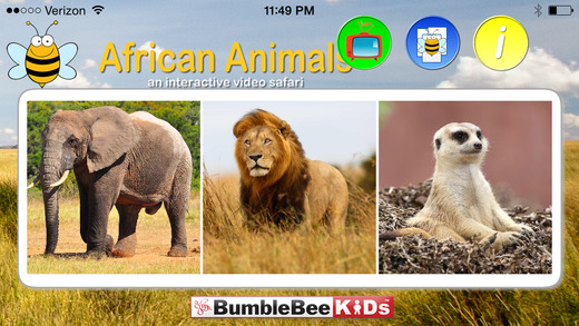African Animals - Interactive Video Safari