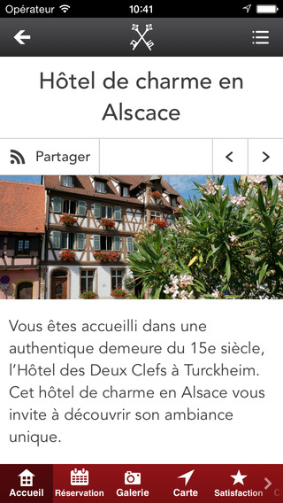 【免費旅遊App】Hôtel des Deux Clefs-APP點子