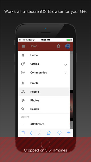 Safe web Pro for Google Plus: secure and easy G+ mobile app with passcode