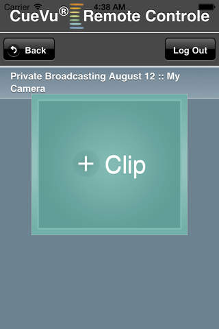 CueVu Remote Control App screenshot 2