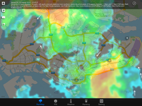 【免費天氣App】Singapore Rain Map-APP點子