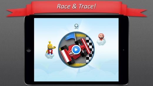 Race Trace : Intro to Tracing Numbers Math Symbols FULL