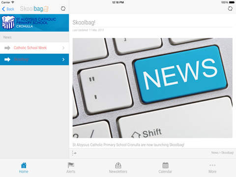 【免費教育App】St Aloysius Catholic Primary School Cronulla - Skoolbag-APP點子