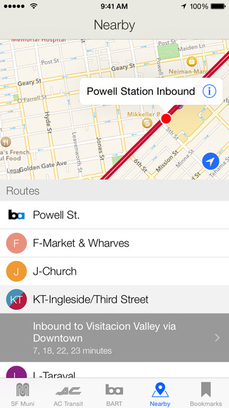 【免費交通運輸App】Routesy Pro Bay Area San Francisco Muni, BART, AC Transit-APP點子