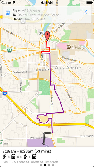 【免費交通運輸App】Transit Tracker - Ann Arbor (TheRide)-APP點子