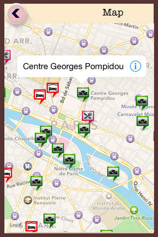 Paris Offline City Travel Guide screenshot 2