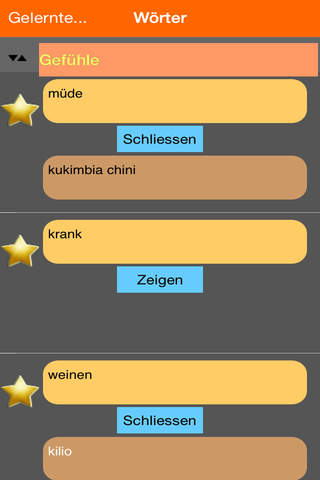 Deutsch - Swahili screenshot 2