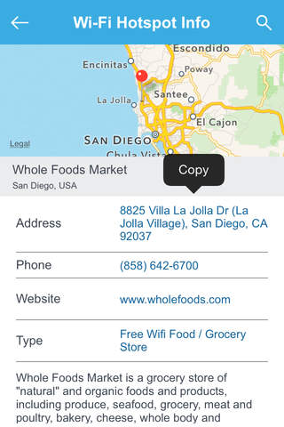San Diego Free Wi-Fi Hotspots screenshot 3