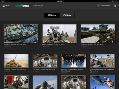 Army Times for iPad screenshot 3