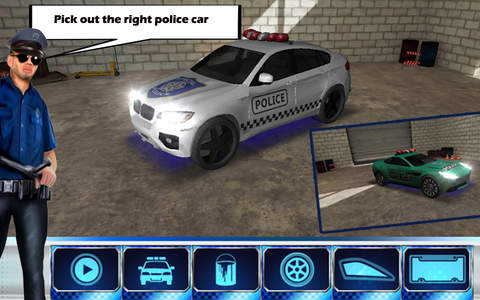 Ultra 3D police car parking 2 screenshot 2