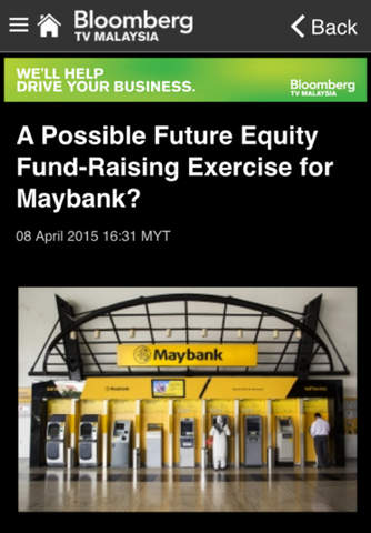 Bloomberg TV Malaysia screenshot 2