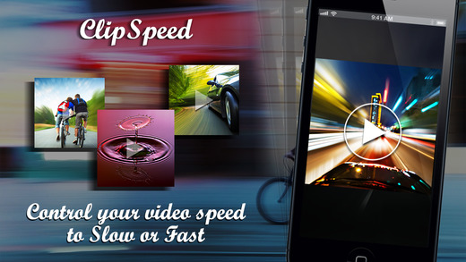 ClipSpeed-Make Slow motion video or Fast motion video by adding audio of your choice with our free v
