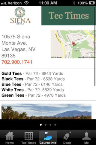 Siena Golf Club Tee Times screenshot 3