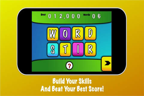 Word Stir! Fun Brain Training Anagram Game For All Ages screenshot 2