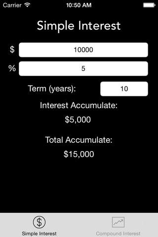 Simple & Compound Interest Calculator screenshot 2