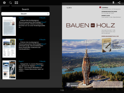 【免費商業App】BAUEN MIT HOLZ - Fachzeitschrift-APP點子