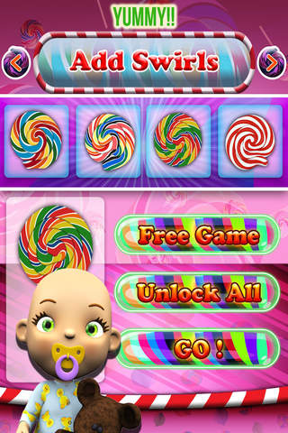 Kids Lollipop Pops Shop - Fun Food Maker Games for Girls and Boys screenshot 2