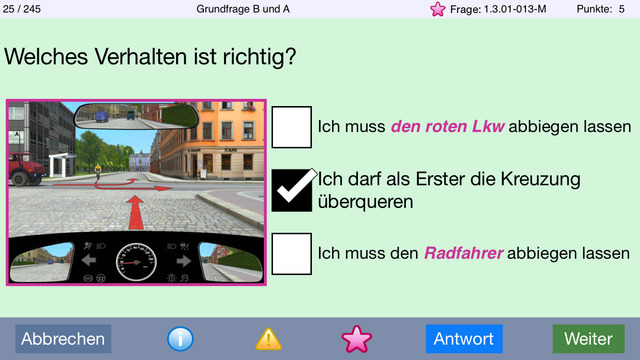 【免費教育App】iFührerschein 2015 - Lernsystem für die Führerschein Theorie Prüfung von Fahrschule.de-APP點子