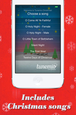 Singing Christmas Greetings - Sing along, Add Photos and Send Merry Christmas to Friends and Family screenshot 2