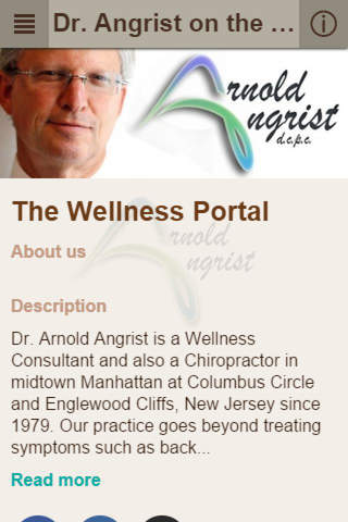 Angrist Wellness Portal screenshot 2