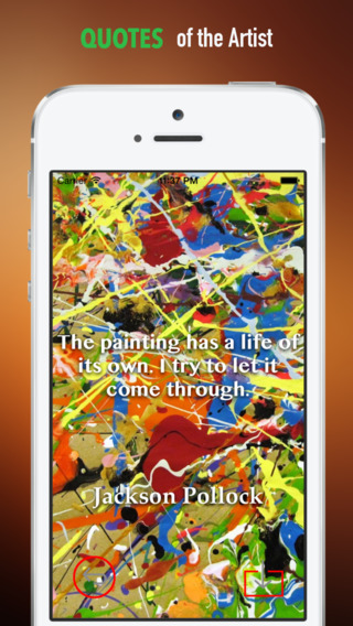 免費下載生活APP|Jackson Pollock Paintings HD Wallpaper and His Inspirational Quotes Backgrounds Creator app開箱文|APP開箱王