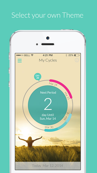 My Cycles Period and Ovulation Tracker - Fertility Calendar and Menstrual Diary for Women