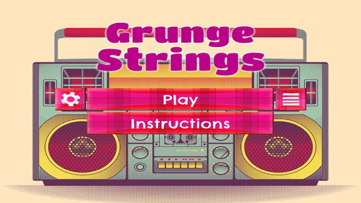Grunge Strings - PRO - Slide Rows And Match Vintage 90's Items Super Puzzle Game