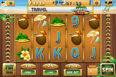 Vacation Slots - Free Casino Slot Machine Beach Life Game screenshot 4