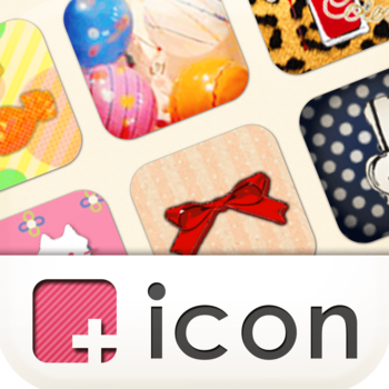 [+]icon (plus icon) Icon and Wallpaper Customization App LOGO-APP點子